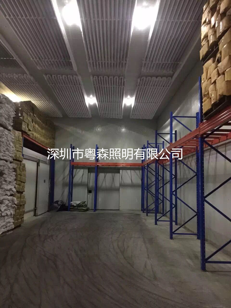 湖南岳陽某大型化工產品冷庫照明